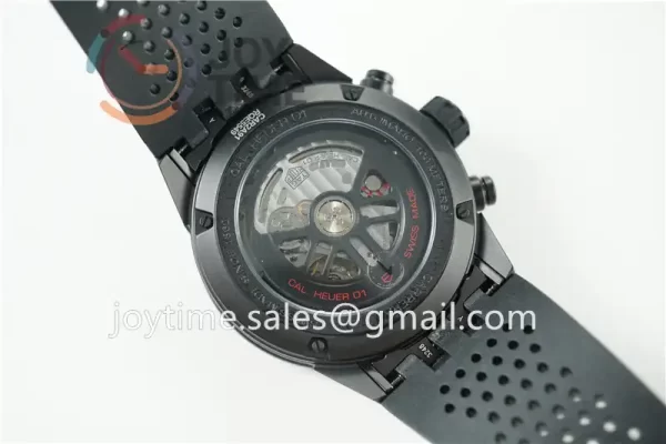 Tag Heuer Calibre Heuer 01 Chrono XF 1:1 Best Edition All Ceramic  Rubber Strap A1887