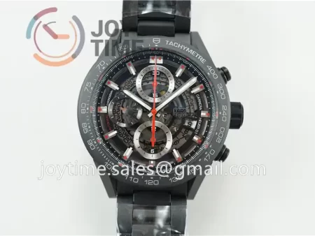 Tag Heuer Calibre Heuer 01 Chrono XF 1:1 Best Edition All Ceramic  Ceramic Strap A1887