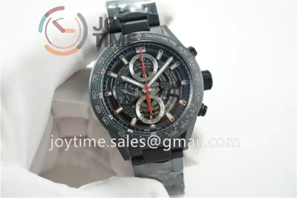 Tag Heuer Calibre Heuer 01 Chrono XF 1:1 Best Edition All Ceramic  Ceramic Strap A1887