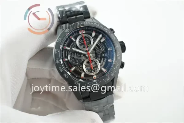 Tag Heuer Calibre Heuer 01 Chrono XF 1:1 Best Edition All Ceramic  Ceramic Strap A1887