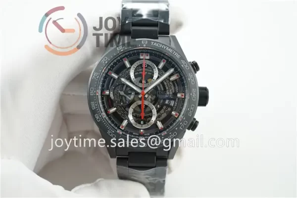 Tag Heuer Calibre Heuer 01 Chrono XF 1:1 Best Edition All Ceramic  Ceramic Strap A1887