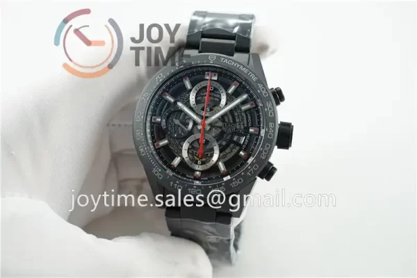 Tag Heuer Calibre Heuer 01 Chrono XF 1:1 Best Edition All Ceramic  Ceramic Strap A1887