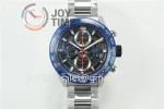 Tag Heuer Calibre Heuer 01 Chrono XF 1:1 Best Edition SS Case Ceramic Bezel SS Strap A1887