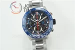 Tag Heuer Calibre Heuer 01 Chrono XF 1:1 Best Edition SS Case Ceramic Bezel SS Strap A1887