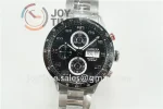 Tag Heuer Calibre Heuer 01 Chrono XF 1:1 Best Edition SS Case Ceramic Bezel SS Strap A1887