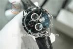 Tag Heuer Calibre Heuer 01 Chrono XF 1:1 Best Edition SS Case Ceramic Bezel Leather Strap A1887