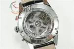 Tag Heuer Calibre Heuer 01 Chrono XF 1:1 Best Edition SS Case Ceramic Bezel Leather Strap A1887