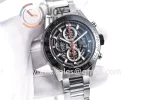 Tag Heuer Calibre Heuer 01 Chrono XF 1:1 Best Edition SS Case Ceramic Bezel SS Strap A1887