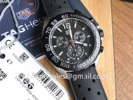 Tag Heuer Formula1 1:1 Best Edition 43mm SS Case Rubber Strap Quartz Full Set