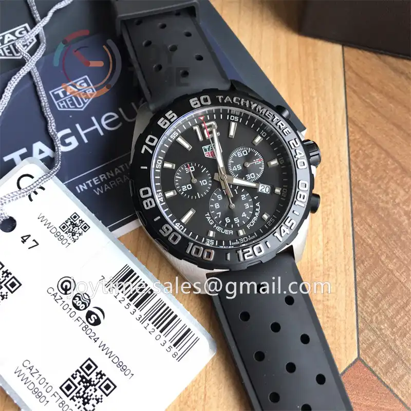 Tag Heuer Formula1 1:1 Best Edition 43mm SS Case Rubber Strap Quartz Full Set