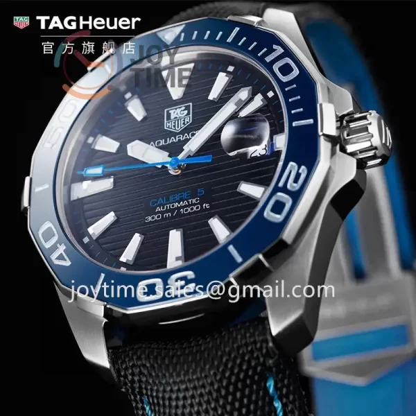 Tag Heuer Aquaracer Calibre5  1:1 Best Edition 41mm SS Case Nylon Strap SW200 Full Set