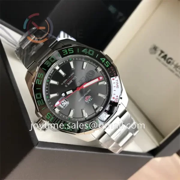 Tag Heuer Aquaracer Calibre5  1:1 Best Edition 43mm SS Case SS Strap SW200 Full Set