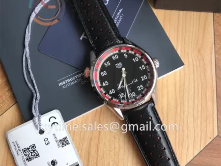 Tag Heuer Calibre5 Drive Timer 1:1 Best Edition 43mm SS Case Leather Strap SW200 Full Set