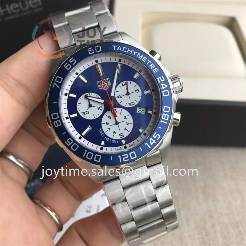 Tag Heuer Formula1 1:1 Best Edition 43mm SS Case SS Strap Quartz Full Set