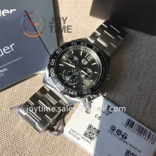 Tag Heuer Formula1 1:1 Best Edition 43mm SS Case SS Strap Quartz Full Set