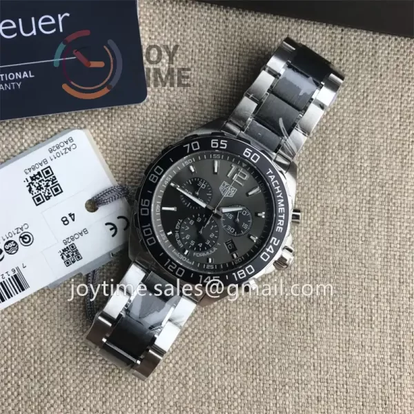 Tag Heuer Formula1 1:1 Best Edition 43mm SS Case SS Strap Quartz Full Set