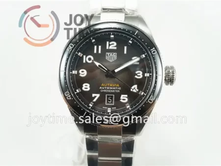 Tag Heuer Autavia DJF 1:1 Best Edition 42mm SS Ceramic Bezel SS Strap A2824