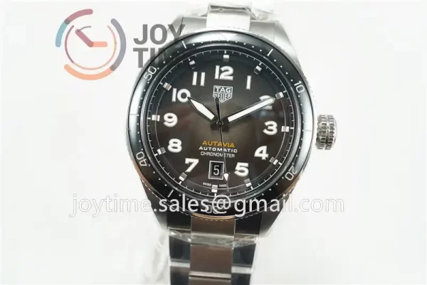 Tag Heuer Autavia DJF 1:1 Best Edition 42mm SS Ceramic Bezel SS Strap A2824