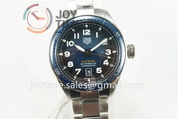 Tag Heuer Autavia DJF 1:1 Best Edition 42mm SS Ceramic Bezel SS Strap A2824