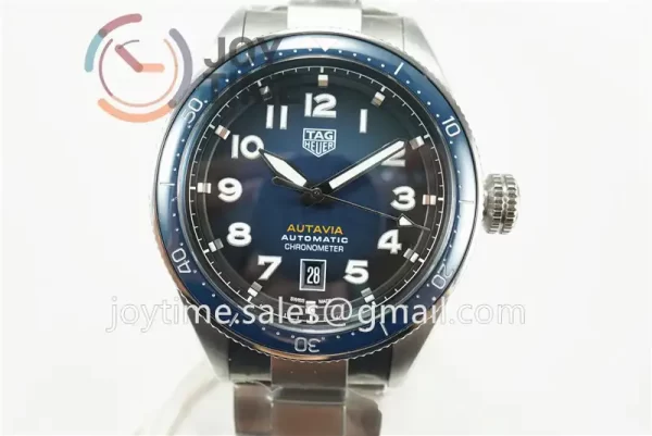 Tag Heuer Autavia DJF 1:1 Best Edition 42mm SS Ceramic Bezel SS Strap A2824