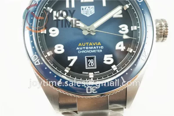 Tag Heuer Autavia DJF 1:1 Best Edition 42mm SS Ceramic Bezel SS Strap A2824