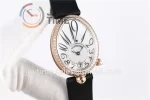 Breguet Reine de Naples ZF 1:1 Best Edition RG Diamonds Bezel Black Fabric Strap A537