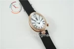 Breguet Reine de Naples ZF 1:1 Best Edition RG Diamonds Bezel Black Fabric Strap A537