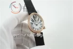 Breguet Reine de Naples ZF 1:1 Best Edition RG Diamonds Bezel Black Fabric Strap A537