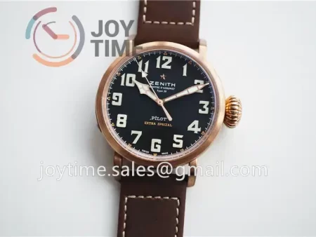 Zenith Pilot Type 20 Extra Special XF 1:1 Best Edition Bronze Leather Strap A2824