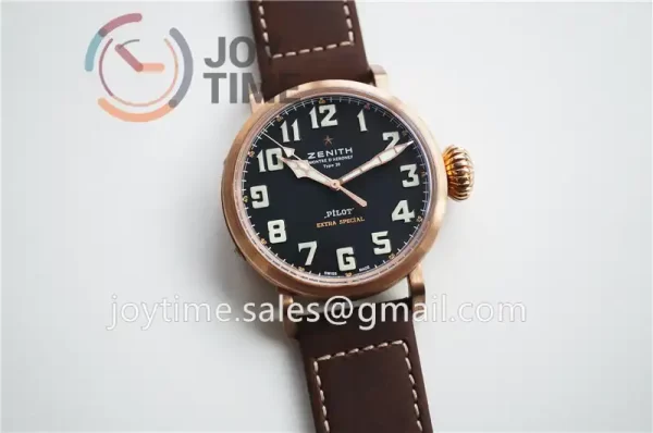 Zenith Pilot Type 20 Extra Special XF 1:1 Best Edition Bronze Leather Strap A2824