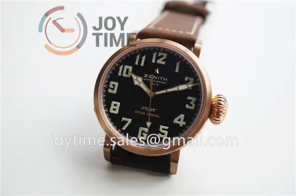 Zenith Pilot Type 20 Extra Special XF 1:1 Best Edition Bronze Leather Strap A2824