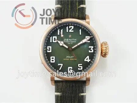 Zenith Pilot Type 20 Extra Special XF 1:1 Best Edition Bronze Leather Strap A2824