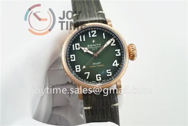 Zenith Pilot Type 20 Extra Special XF 1:1 Best Edition Bronze Leather Strap A2824