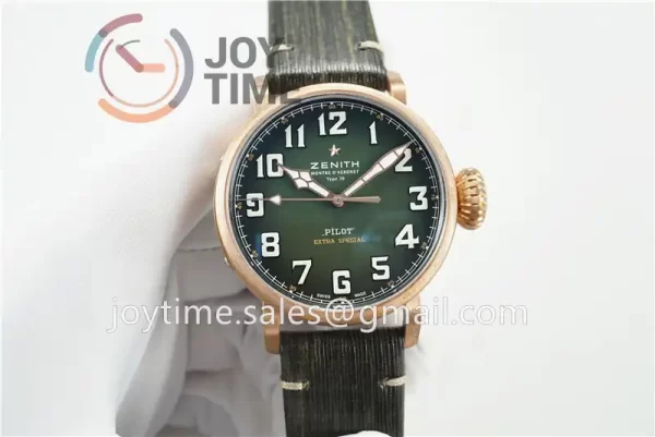 Zenith Pilot Type 20 Extra Special XF 1:1 Best Edition Bronze Leather Strap A2824