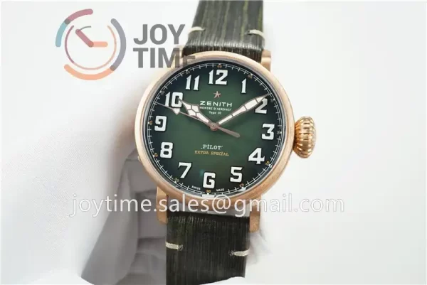 Zenith Pilot Type 20 Extra Special XF 1:1 Best Edition Bronze Leather Strap A2824