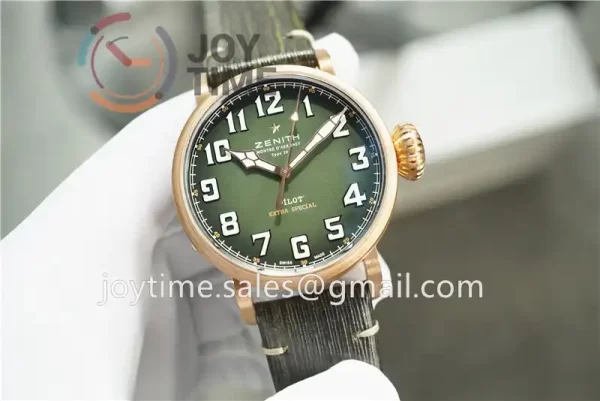 Zenith Pilot Type 20 Extra Special XF 1:1 Best Edition Bronze Leather Strap A2824