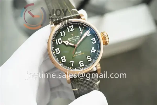 Zenith Pilot Type 20 Extra Special XF 1:1 Best Edition Bronze Leather Strap A2824