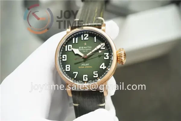 Zenith Pilot Type 20 Extra Special XF 1:1 Best Edition Bronze Leather Strap A2824