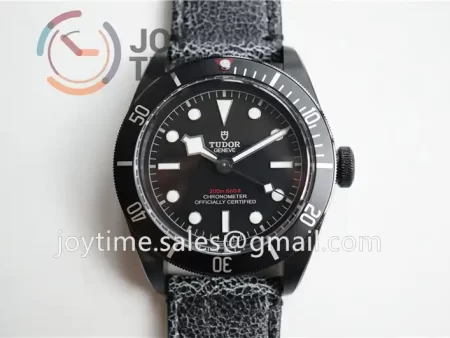 Tudor Heritage Black Bay ZF 1:1 Best Edition 41mm SS/PVD Leather Strap A2824