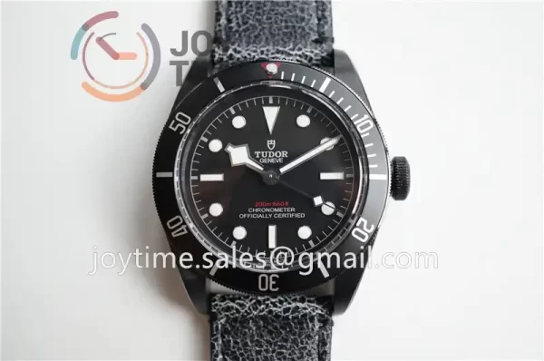 Tudor Heritage Black Bay ZF 1:1 Best Edition 41mm SS/PVD Leather Strap A2824