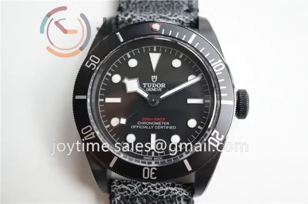 Tudor Heritage Black Bay ZF 1:1 Best Edition 41mm SS/PVD Leather Strap A2824