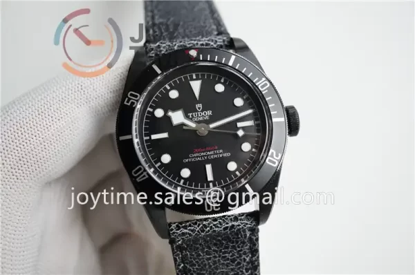 Tudor Heritage Black Bay ZF 1:1 Best Edition 41mm SS/PVD Leather Strap A2824