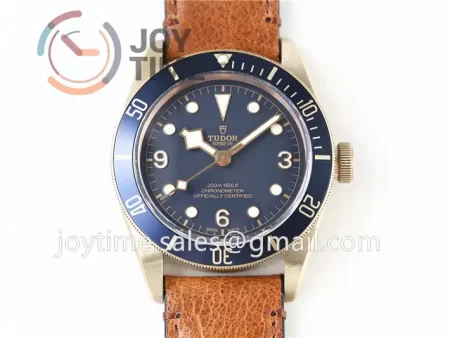 Tudor Heritage Black Bay XF 1:1 Best Edition 43mm Bronze Leather Strap A2824  (Free Nato Strap)