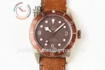 Tudor Heritage Black Bay XF 1:1 Best Edition 43mm Bronze Leather Strap A2824  (Free Nato Strap)