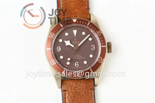 Tudor Heritage Black Bay XF 1:1 Best Edition 43mm Bronze Leather Strap A2824  (Free Nato Strap)