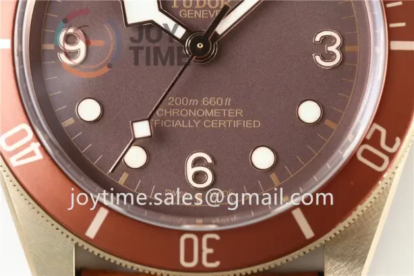 Tudor Heritage Black Bay XF 1:1 Best Edition 43mm Bronze Leather Strap A2824  (Free Nato Strap)