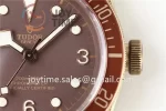 Tudor Heritage Black Bay XF 1:1 Best Edition 43mm Bronze Leather Strap A2824  (Free Nato Strap)