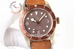 Tudor Heritage Black Bay XF 1:1 Best Edition 43mm Bronze Leather Strap A2824  (Free Nato Strap)