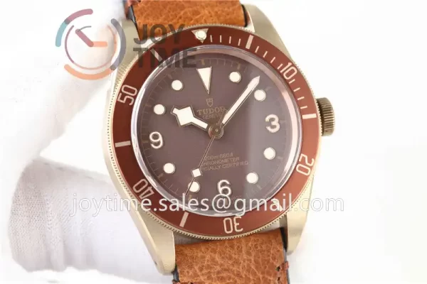 Tudor Heritage Black Bay XF 1:1 Best Edition 43mm Bronze Leather Strap A2824  (Free Nato Strap)