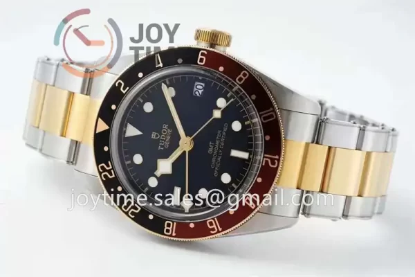 Tudor Heritage Black Bay ZF 1:1 Best Edition GMT 41mm SS/YG Bracelet A2836